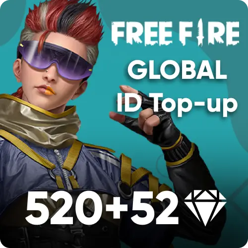 Free Fire 520+52 Diamonds