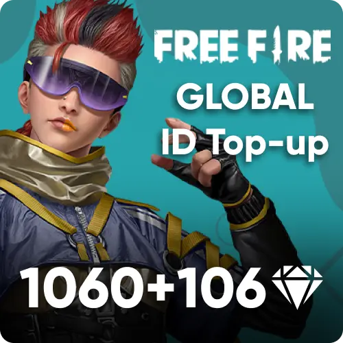 Free Fire 1060+106 Diamonds