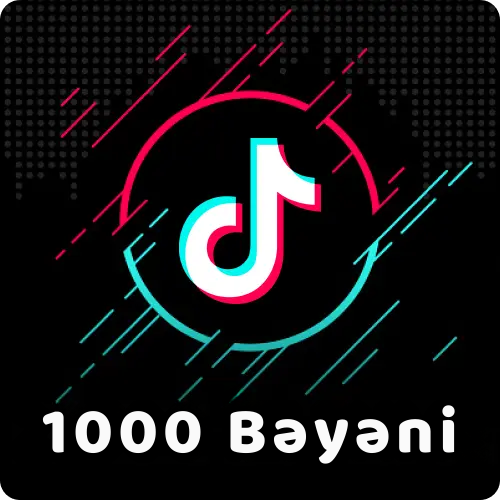 TikTok 1000 Bəyəni